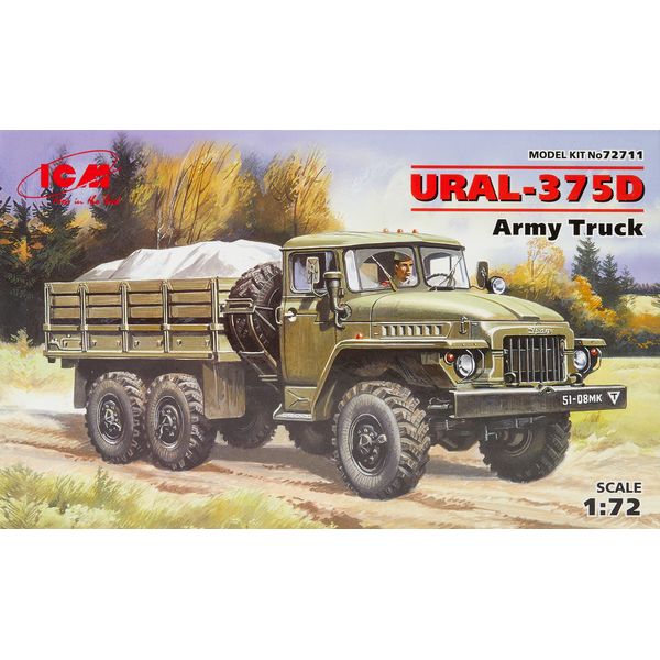 ICM 1:72 - URAL-375D, Army Truck