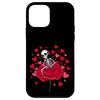 iPhone 12 mini Skeleton Rose Headphones Case