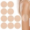RICISUNG 10 PCS Libre Adhesive Patch Waterproof Libre Sensor Patch Protective Sticker Fixing Patch Nude Color (Nude Color)