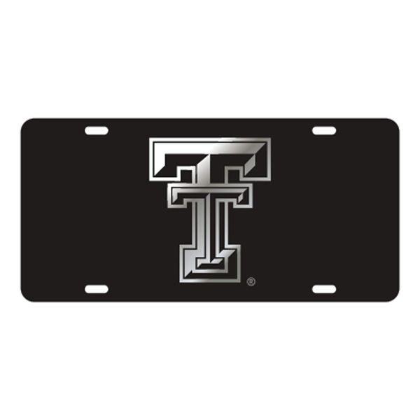 Craftique Texas Tech TAG (LASER BLK/SIL TT TAG (02871))