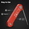 0.5 Sec Instant Read, Meat Thermometer Digital, 100% Waterproof, Auto Flip, LCD