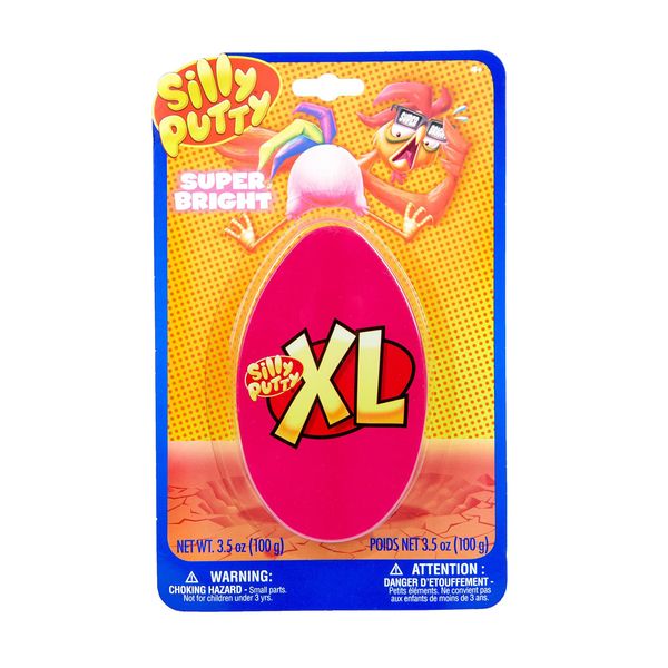 Crayola XL Silly Putty Super Bright, Neon Colors, Fidget Toys, 1ct, Gift for Kids