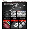 Kaedear KDR-BE1-U-BL Handlebar End Weights for Motorcycles, Motorcycle Accessories, Variable Bar Ends (Blue, Universal)