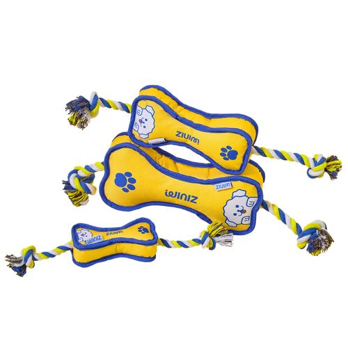 WINIZ Durable Dog Toy – Interactive Chew Toy – Multiple Styles & Sizes Bone S