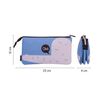 MILAN® Aliens Special Series 5 Compartments Pencil Case, Blue