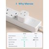 Meross Smart Plug Mini 13A WiFi Plug Compatible with HomeKit, Alexa, Google Home, SmartThings Wireless Remote Control Plug No Hub Required (1 Pack)