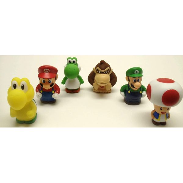 Mario Brothers Deluxe Bath Play Set Featuring Mario and Friends (Unique Design)