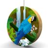 Waterfall Parrot Hardwood Oak Fan/Light Pull