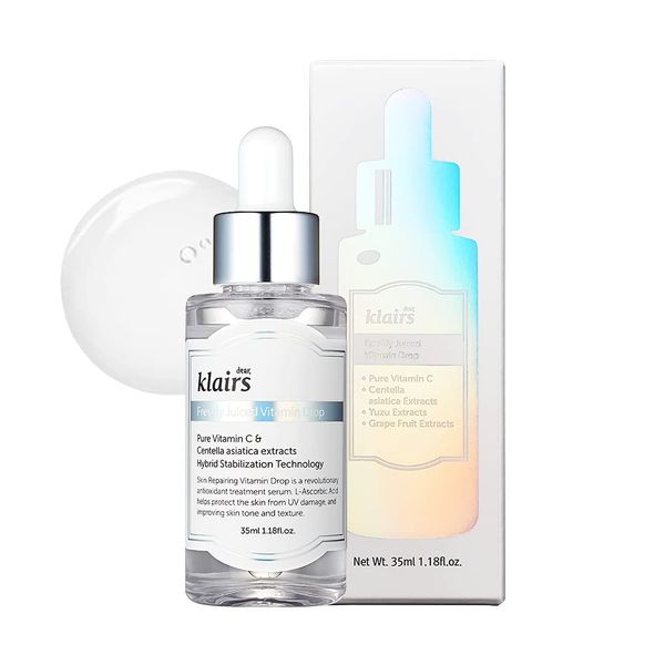 [DearKlairs] Freshly Juiced Vitamin Drop, 5% Hypoallergenic pure vitamin C serum, 35ml, 1.18oz | a potent skin rejuvenator, l ascorbic acid , antioxidant serum for face, korean skincare