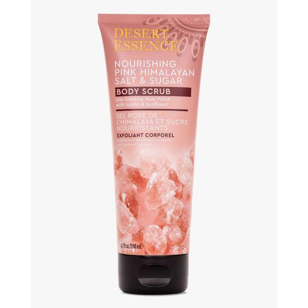 Nourishing Pink Himalayan Salt & Sugar Body Scrub  6.7 Oz By Desert Essence