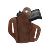 Barsony Brown Leather Pancake Gun Holster for Taurus PT 22 25 Left