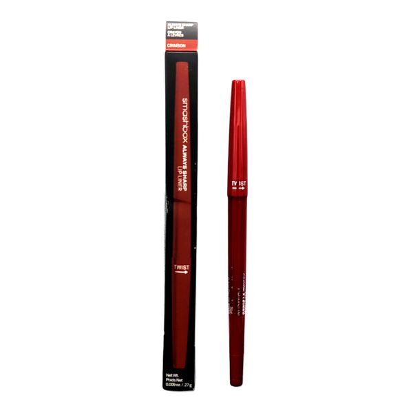 Smashbox Always Sharp Lip Liner Twist & Pout Crimson 0.009oz / 0.27g - New