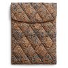 Vera Bradley Large Envelope Tech Sleeve, Nylon, Lotus Montage Roasted Pecan