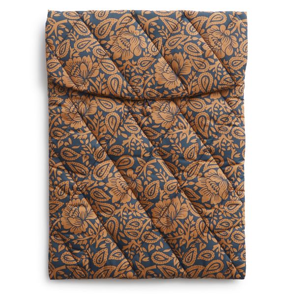 Vera Bradley Large Envelope Tech Sleeve, Nylon, Lotus Montage Roasted Pecan