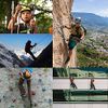 SOB Rescue Figure 8 Descender Belaying 40KN Bent Ear Belay Device Rock Climbing Rappelling Gear Aluminum Magnesium Alloy