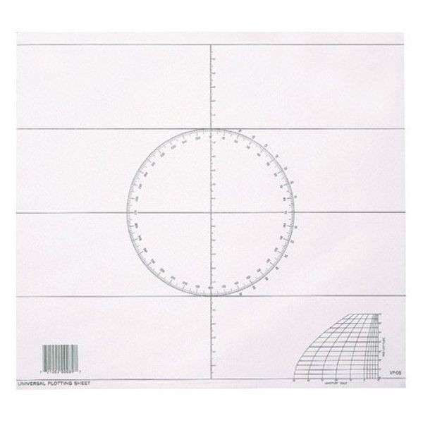 Weems & Plath Marine Navigation Universal Plotting Sheet