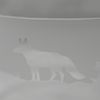 ANIMO GLASS Fox Small Crystal Bowl