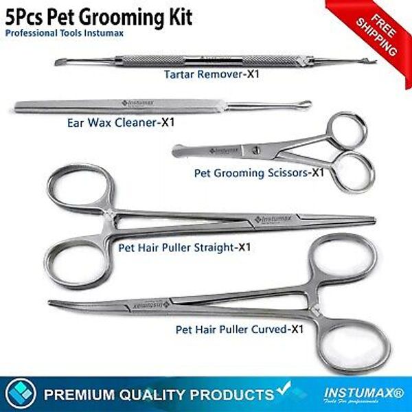 Pets Grooming Tools Ear Hair Puller Forceps Animal Care Pet Groomers Scissors