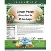 Ginger Peach Chicory Root Tea (25 tea bags, ZIN: 551997)