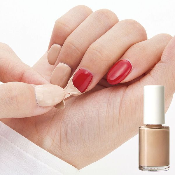 Camouflage nails petit 0070-3128<BR> [Removable nail polish, hide gel nails, removable nail polish, quick-drying nail color, beige] Ready to ship