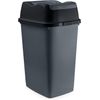 Superio 50 L Split Lid Trash Can, Gray