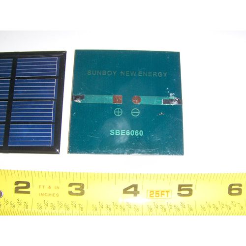 LOT of 10(ten)2V x 200 mA Mini Solar Panel encapsulated virtually indestructible
