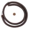 TheBeadChest Translucent Brown Vinyl Phono Record Beads (12mm)