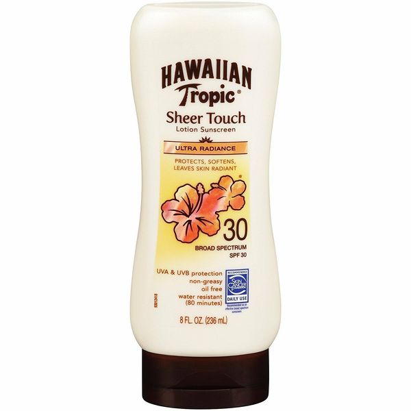 Hawaiian Tropic Sheer Touch SPF 30 Sunscreen Lotion 8 OZ