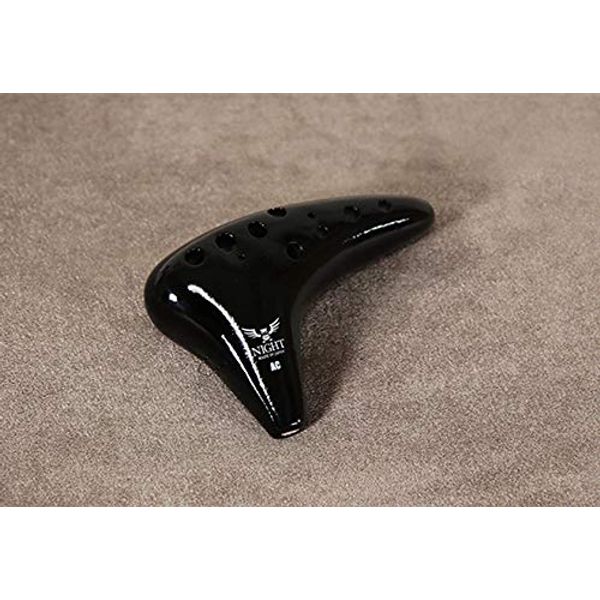 NIGHT Night Ocarina Classic Series ACB Alto C Tone Black (Case Included)