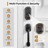 ARPHA Smart Security Fingerprint Door Lock PW Unlock Camera WiFi Doorbell+Knobs
