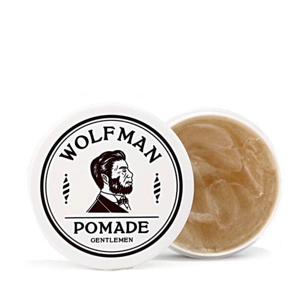 Gladhand Wolf Man Pomard Water-Based Men's Hair Hair Hair Straightener 4.2 oz (120 g) Vanilla Scent GLADHAND WOLFMAN - POMADE GENTLEMEN, wht,