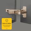 Brixwell QICB-001 Concealed Hinge Salice with Zero Protrusion 155 Degree Opening Angle
