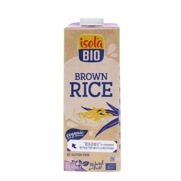 Isolabio Organic Brown Rice Beverage 1000ml 1ea, 3ea