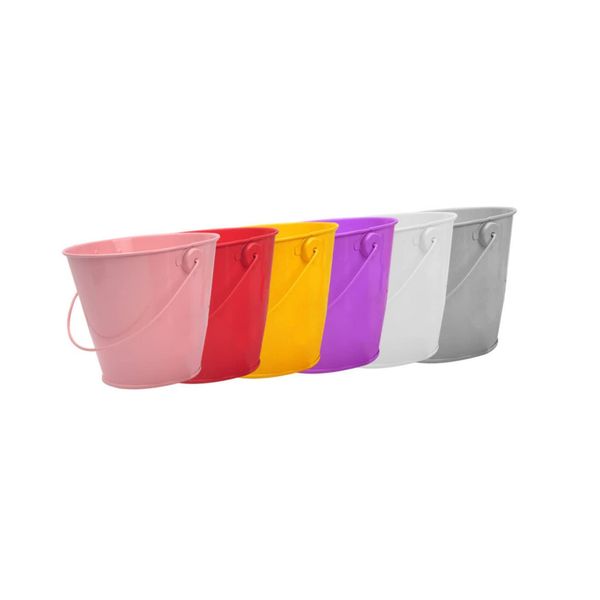 DIKACA 6 Pack Mini Metal Buckets for Wedding Favors Party Favors Candy Storage and Home Decor