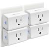 Kasa Smart Plug Mini 15A, Smart Home Wi-Fi Outlet, 4-Pack (EP10P4)