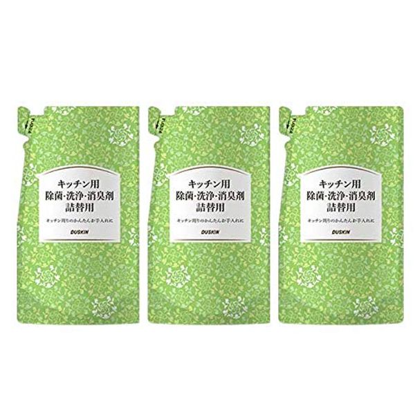 Duskin Kitchen Disinfectant Cleaning Deodorizer Refill Pack of 3