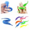 MilesMagic Magician's Twisty Worm Gimmick Invisible Thread String Commanding Novel Magic Trick, 1 Piece Random Color