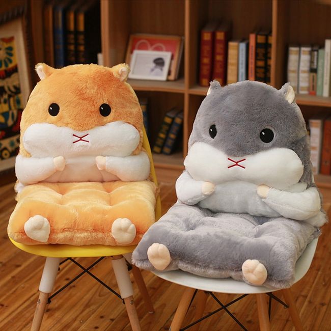 Kawaii Animal Chair Cushions  Plush chair, Chair cushions, Office chair  cushion