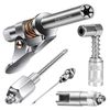 OKYOUK Minimum Grease Gun Coupler (Only 0.53 "), High Pressure Coupler Quick Release Grease Tips,Quick Connect Greasing Accessory Kit.Reach Any Grease Fitting