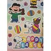 New! Peanuts, Happy Easter, Eggs & Flowers Window Clings Decor Spring 