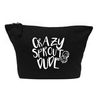 Flox Creative Makeup Bag Crazy Sprout Dude Black