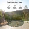 Revant Replacement Lenses Compatible With Oakley Holbrook, Polarized, Fire Red MirrorShield