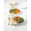 Goodcook Microwave Plates, Small, White, Set of 4