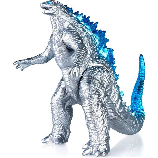 JAYKENIXO New Silver Dragon Movie Action Figure - Dragon Monster Toy Size 7’’ Carry Bag Included