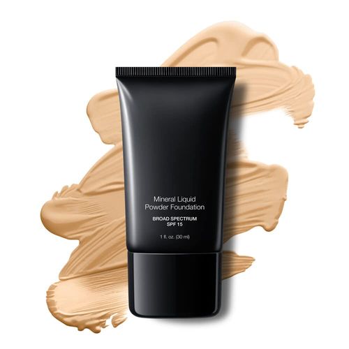 Jolie Mineral Liquid Powder Foundation SPF 15 1 Oz. Hypoallergenic - For All Skin Types (Cream Beige)