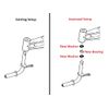STEERING SPINDLE UPGRADE KIT FOR JOHN DEERE JD D130 D140 D150 D155 D160 D170
