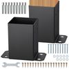 VEVOR 2 Pack 4x4 Post Base Brackets Heavy Duty Wood Post Fence Post Anchor