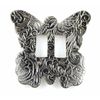 Conchos 1 1/2" Butterfly Nickel Finish 25 Pcs