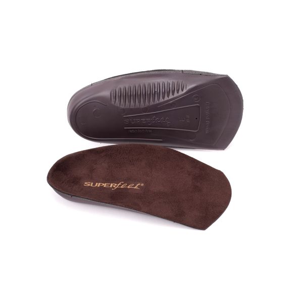 Superfeet EASYFIT Men's Comfort Insoles, Orthotic Shoe Inserts for Flat Dress Shoes, Heel and Arch Support, Mens, Java, E (UK 8-9.5)