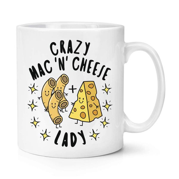 Crazy Mac N Cheese Lady Stars 10oz Mug Cup